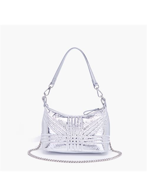 borsa a spalla shiny mini La carrie | 141-P-FS-261-LAMSILVER
